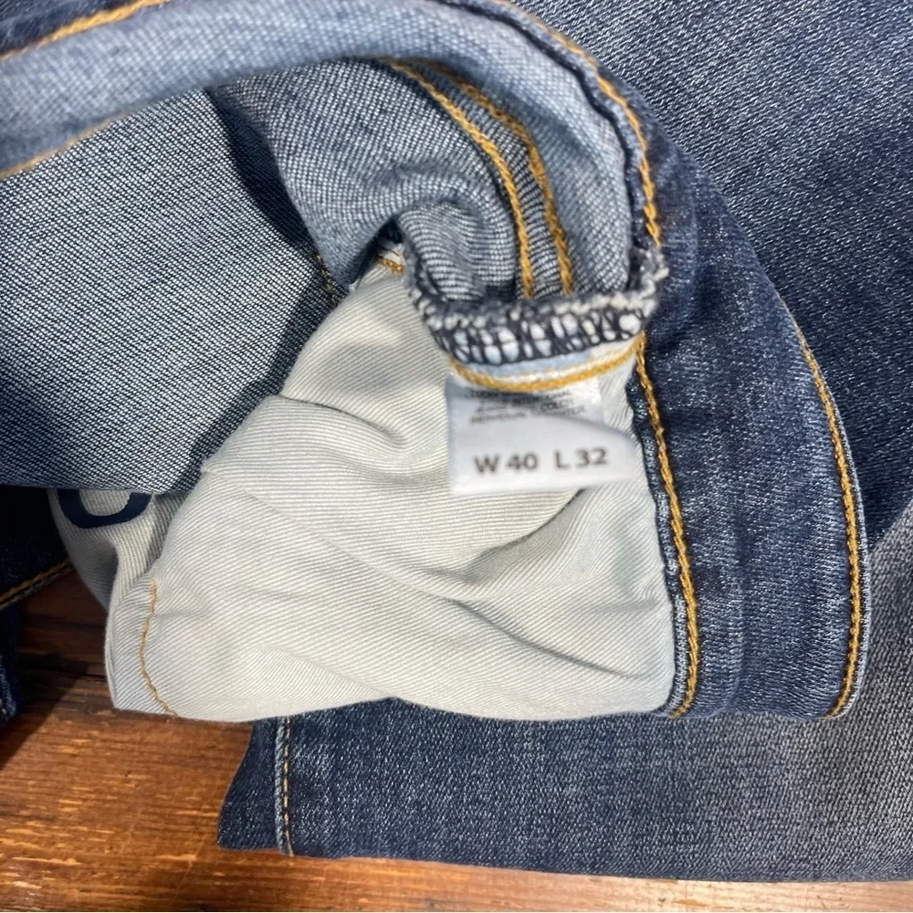Lucky Brand Men's Dark Blue Denim Jeans 40x32